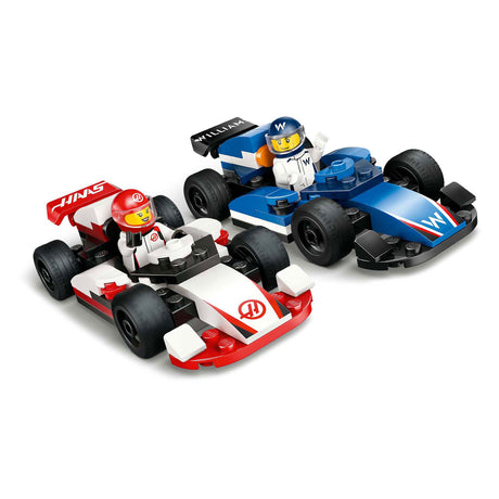 Lego city coches de carreras f1 williams y haas f1 - 60464