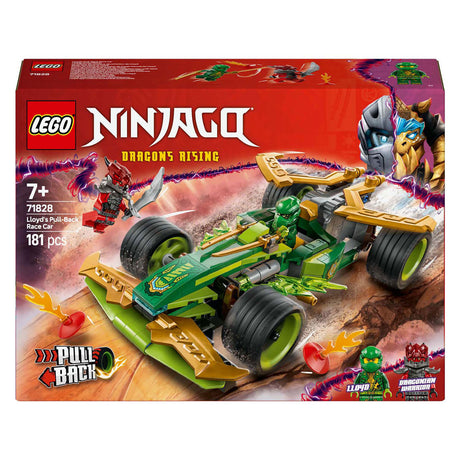 Lego ninjago 71828 lloyds coche de carreras con retroceso