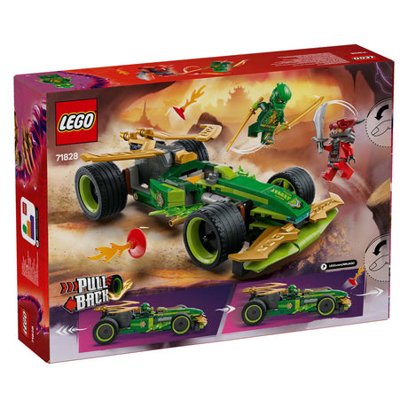 Lego ninjago 71828 lloyds coche de carreras con retroceso