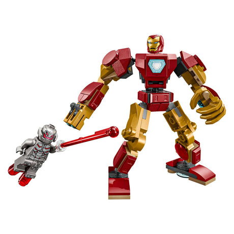 Lego® marvel set de juego iron man mech vs. ultron - 76307