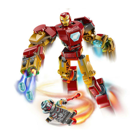 Lego® marvel set de juego iron man mech vs. ultron - 76307