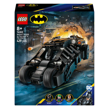 Lego DC Super Heroes - Juguetes de construcción Batman Tumbler vs. Dos Caras y el Joker (76303)