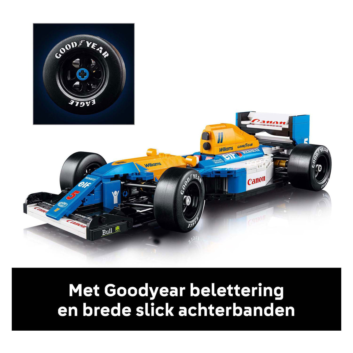 Lego iconos williams racing fw14b y nigel mansell coche de fórmula 1 - 10353