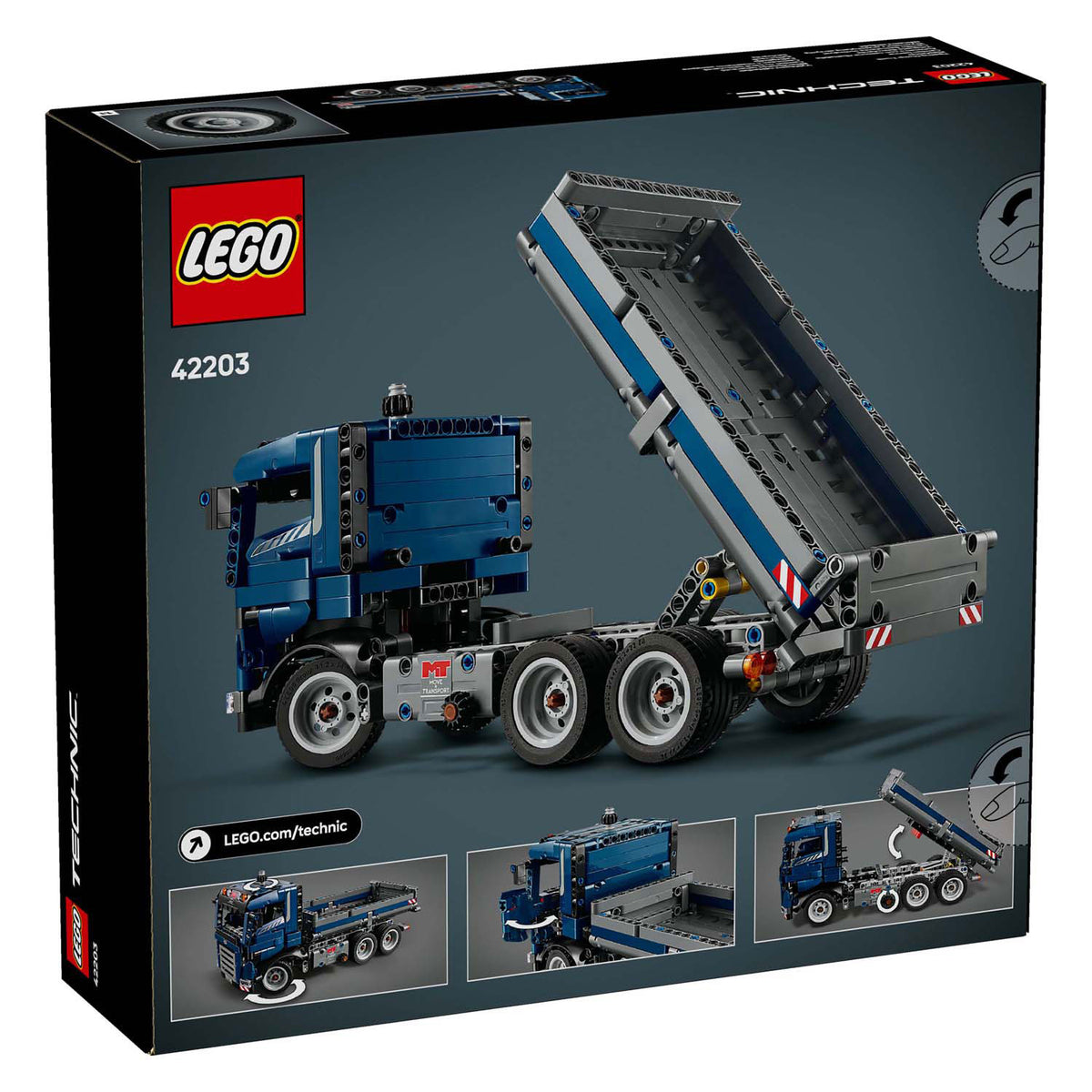 Juguete Lego ® technic camión con función de vuelco - 42203
