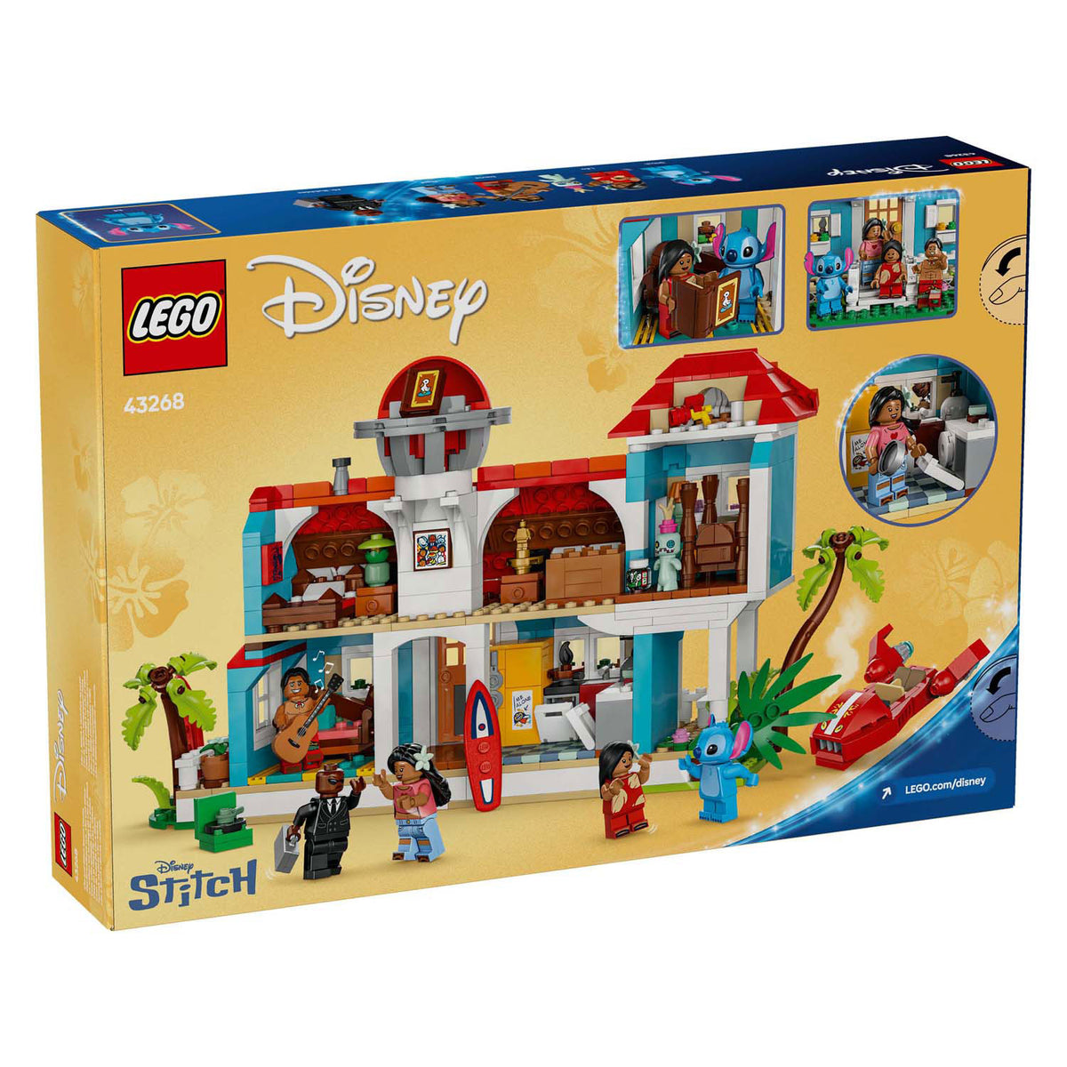 Lego® Disney Casa de Playa de Lilo y Stitch - 43268