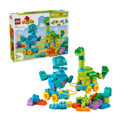 Lego ® Duplo® City Dinosaurios sobre ruedas 3 en 1 - 10451