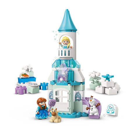 Lego Duplo ǀ Set de fiesta en el castillo congelado de Anna y Elsa de Disney - 10455