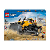 Lego ® city bulldozer amarillo, vehículo de construcción - 60466