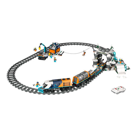 Lego city tren de investigación en el polo norte vehículo de juguete - 60470