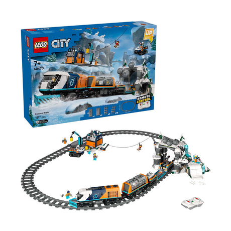 Lego city tren de investigación en el polo norte vehículo de juguete - 60470