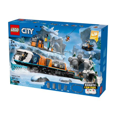 Lego city tren de investigación en el polo norte vehículo de juguete - 60470
