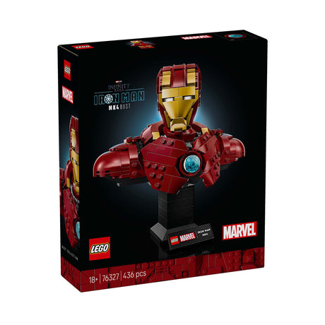 Lego superhéroes maravilla 76327 iron man mk4 busto