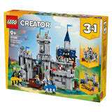 Castillo medieval 3 en 1 creador de Lego® con caballeros a caballo - 31168
