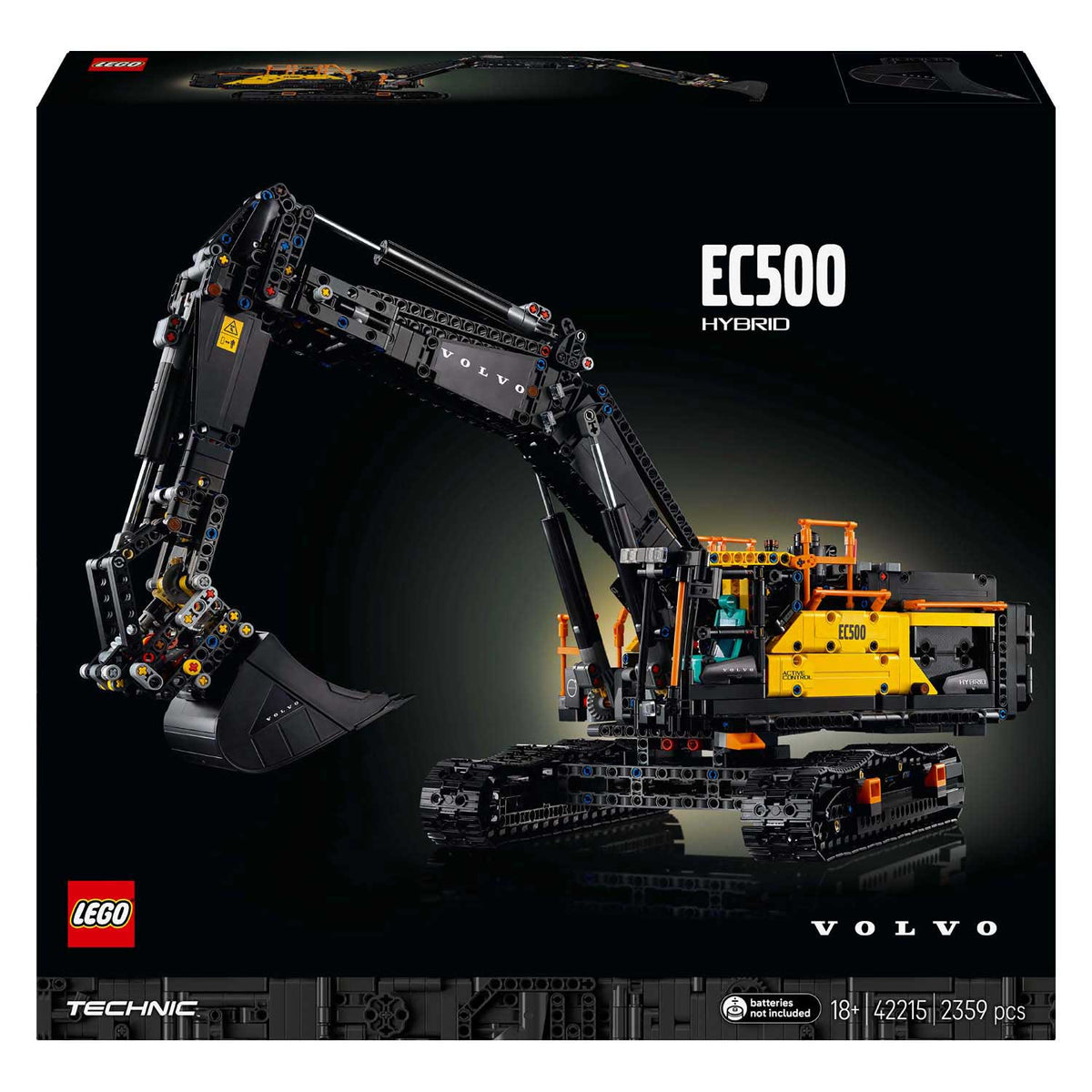 Lego® technic excavadora híbrida volvo ec500 - 42215