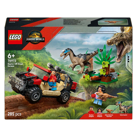 Lego jurassic world 76972 escape del eaptor todoterreno