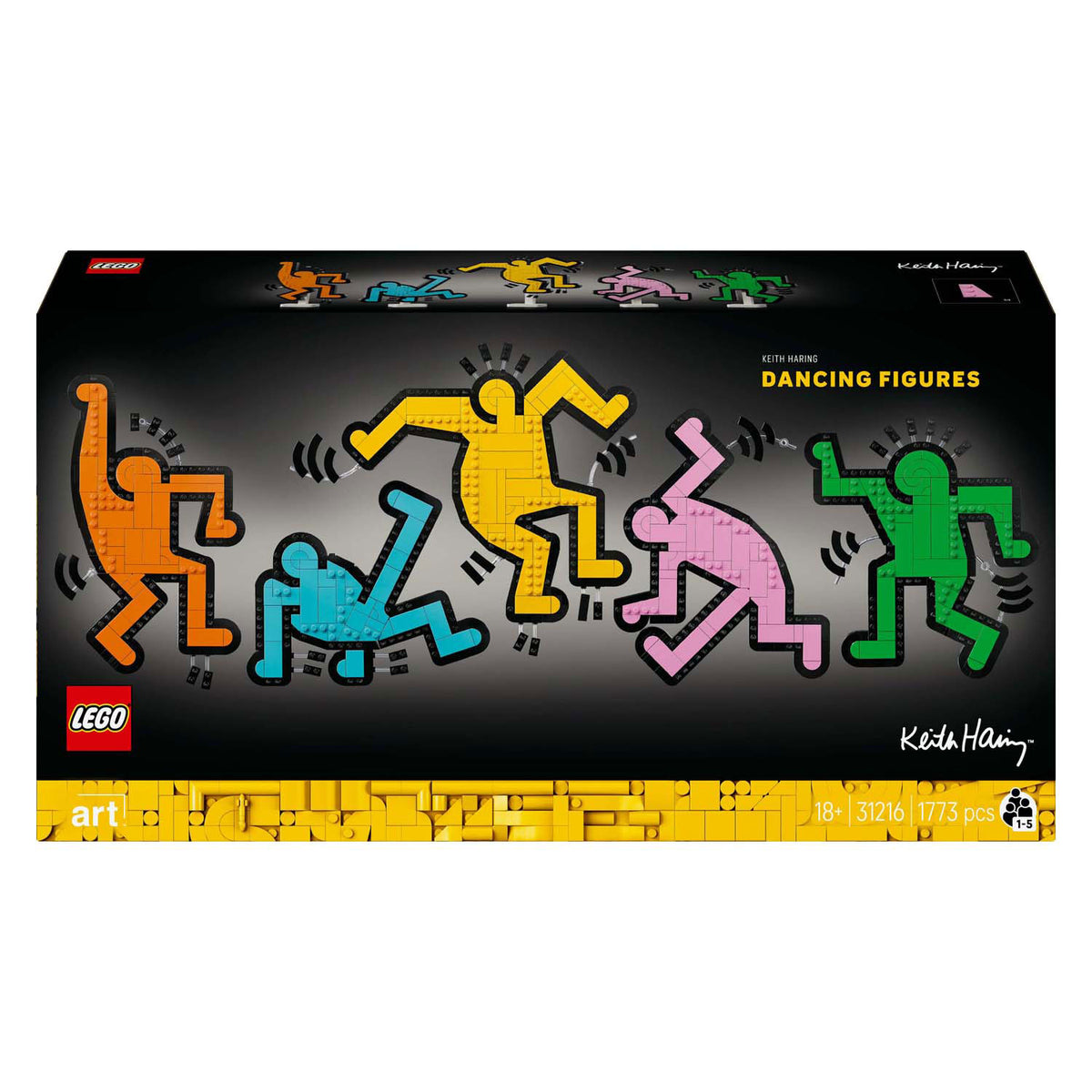 Lego ® art keith haring figuras bailando - 31216