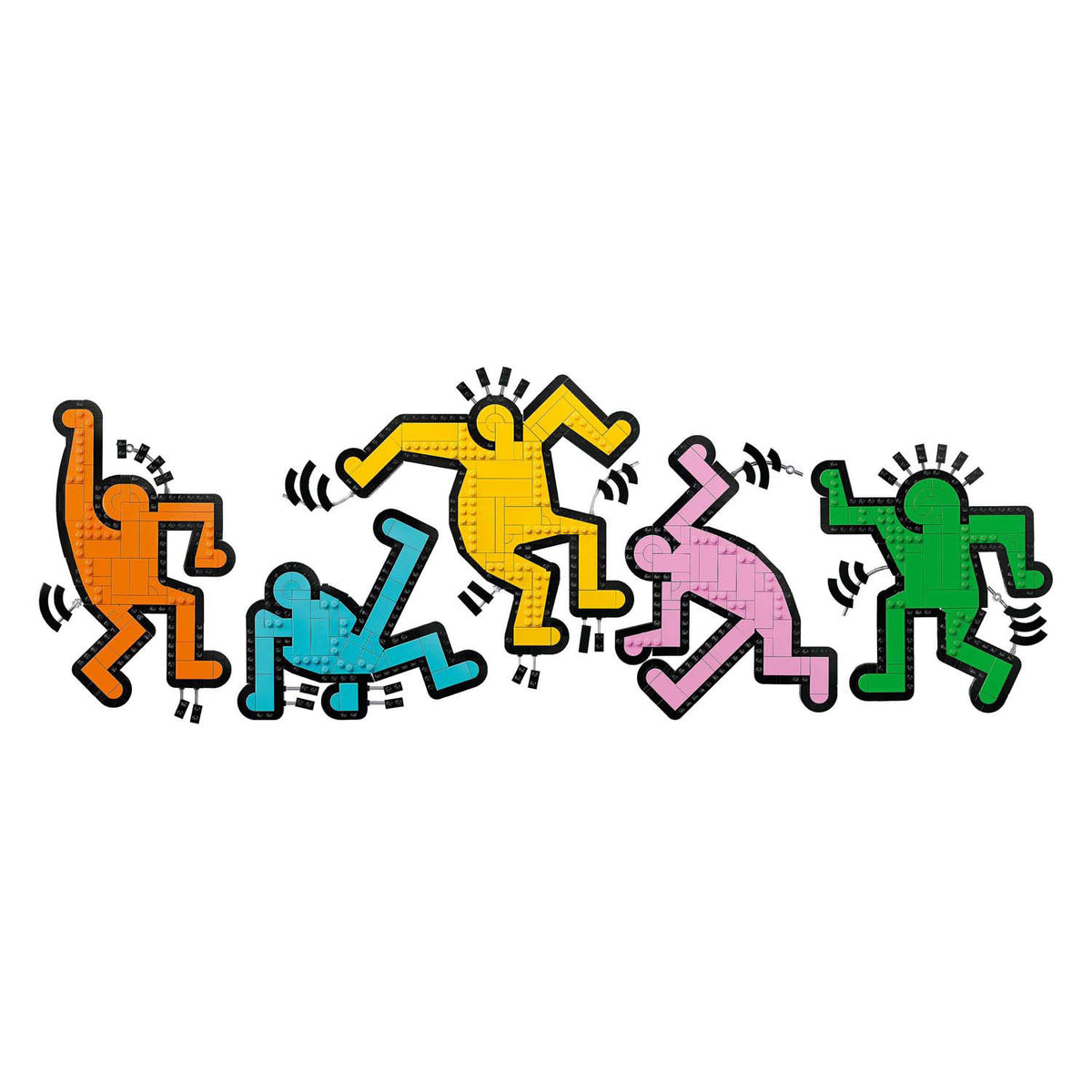Lego ® art keith haring figuras bailando - 31216
