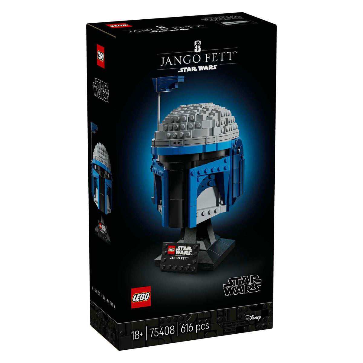 Lego ® star wars™ casco jango fett™ para adulto - 75408