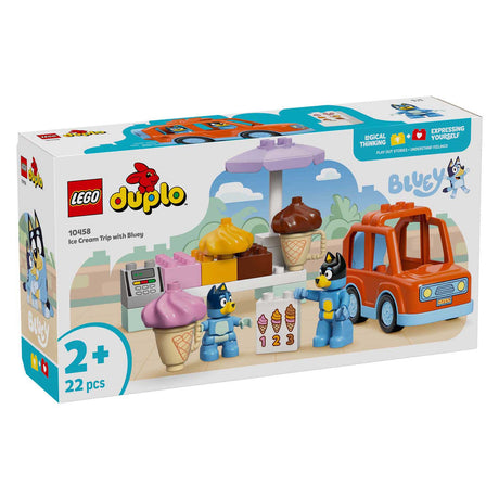 Lego ® duplo® bluey consigue un helado con bluey - 10458