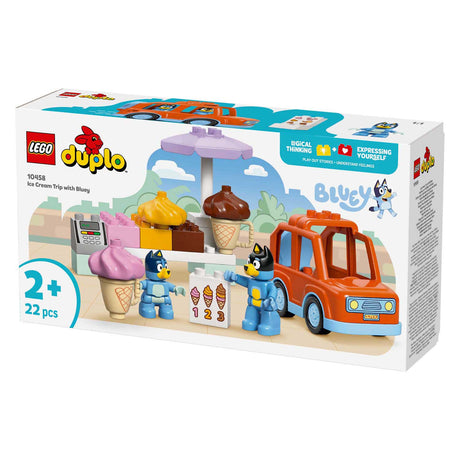 Lego ® duplo® bluey consigue un helado con bluey - 10458
