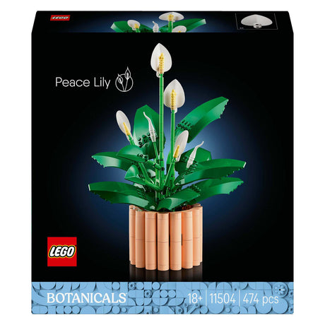Lego botánicos 11504 flores de lirio de la paz