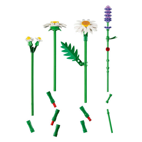Lego botánicos margaritas flores - kit de construcción para niños - 11508