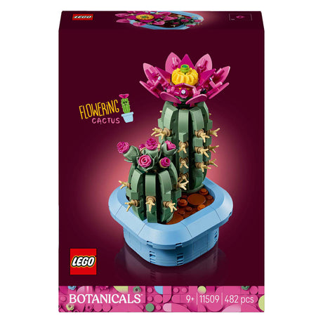 Lego botánicos cactus en flor - set de decoración de plantas - 11509