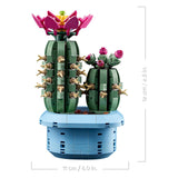 Lego botánicos cactus en flor - set de decoración de plantas - 11509