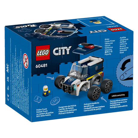 Lego city 60481 vehículos coche de policía