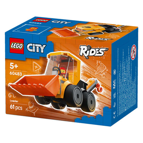 Lego city rides – cargador de construcción - 60483