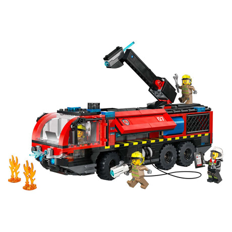 Lego city - juguete de construcción del camión de bomberos del aeropuerto (60499)