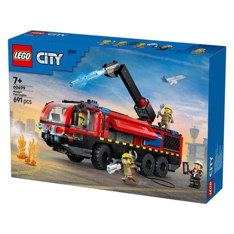Lego city - juguete de construcción del camión de bomberos del aeropuerto (60499)