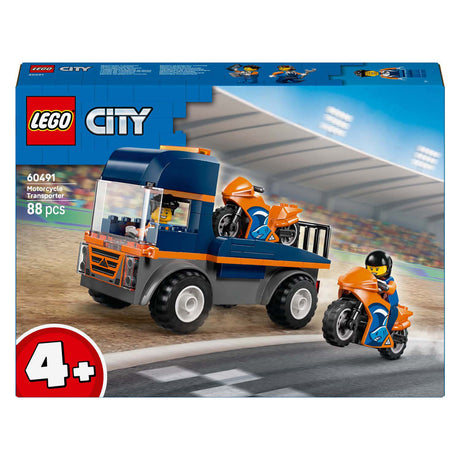 Lego city 60491 transportador de motos