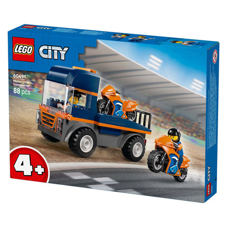 Lego city 60491 transportador de motos