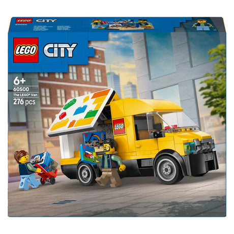 Lego ® city: la furgoneta - set de construcción y juego para aficionados a los coches a partir de 6 años - con 2 minifiguras - 60500