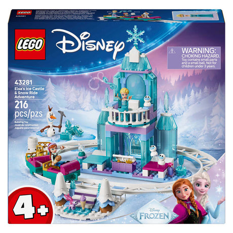 Lego disney princess 43281 castillo de hielo y paseo en la nieve de elsa
