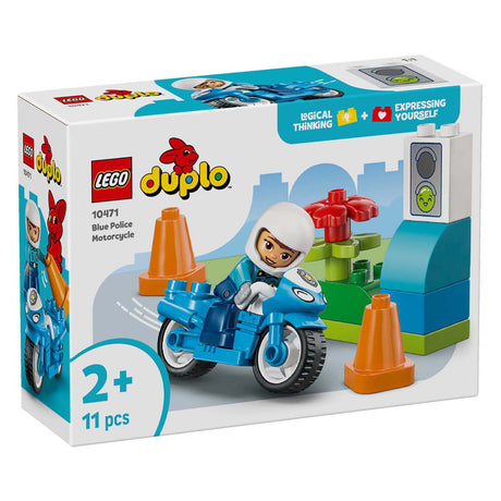 Lego Duplo 10471 moto de policía azul