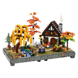 Lego Icons 11372 Jardín de otoño con cabaña