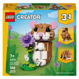 Lego ® creador 3 en 1 lindo hámster con flor - 31376