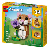 Lego ® creador 3 en 1 lindo hámster con flor - 31376