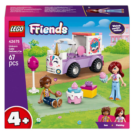 Lego friends 42675 coche de reparto de tartas de unicornio