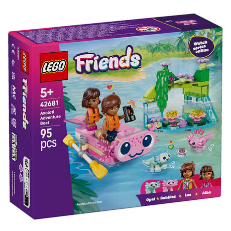 Lego friends juego de construcción de barco de aventuras axolotl - juguete - 42681
