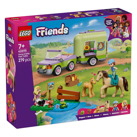 Lego friends 42695 remolque con caballo y potro