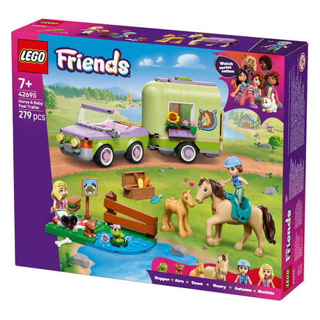 Lego friends 42695 remolque con caballo y potro
