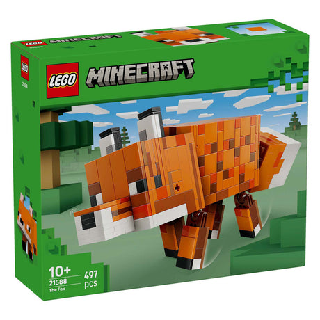 Lego minecraft el zorro decoración infantil y juguetes de animales para niños - 21588