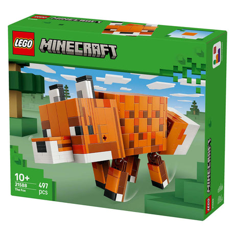 Lego minecraft el zorro decoración infantil y juguetes de animales para niños - 21588