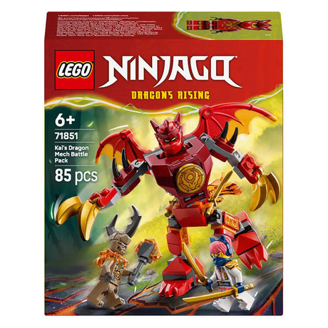 Lego ® Ninjago® Kai's Dragon Mech Battle Pack - Mech Toys - Juego con 3 minifiguras - 71851