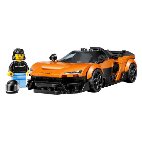 Lego ® speed champions mclaren w1: el verdadero superdeportivo con 1 minifigura - coche de carreras - 77257