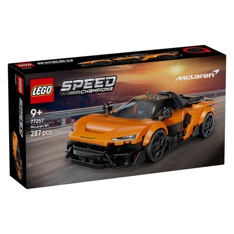 Lego ® speed champions mclaren w1: el verdadero superdeportivo con 1 minifigura - coche de carreras - 77257