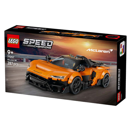 Lego ® speed champions mclaren w1: el verdadero superdeportivo con 1 minifigura - coche de carreras - 77257